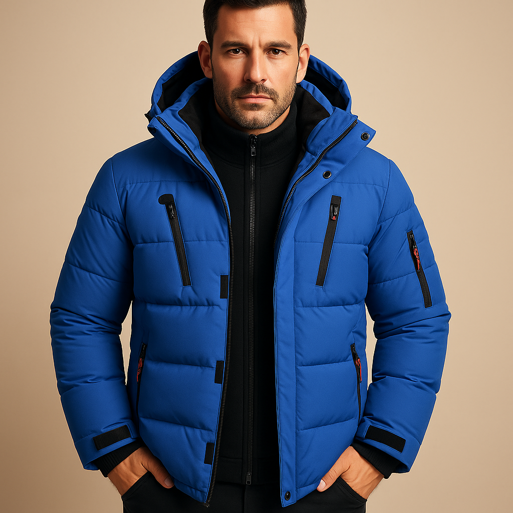 Herren wasserdichte Winterjacke mit warmem Futter | Outdoor-geeignetes Design